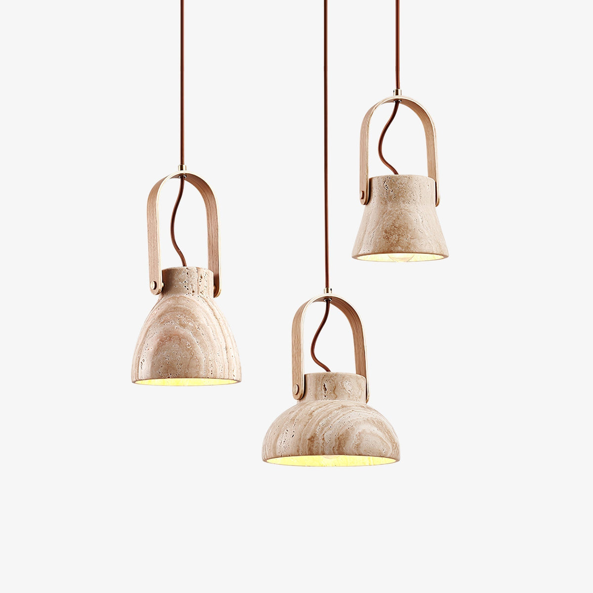 Frix Travertine Pendant Light