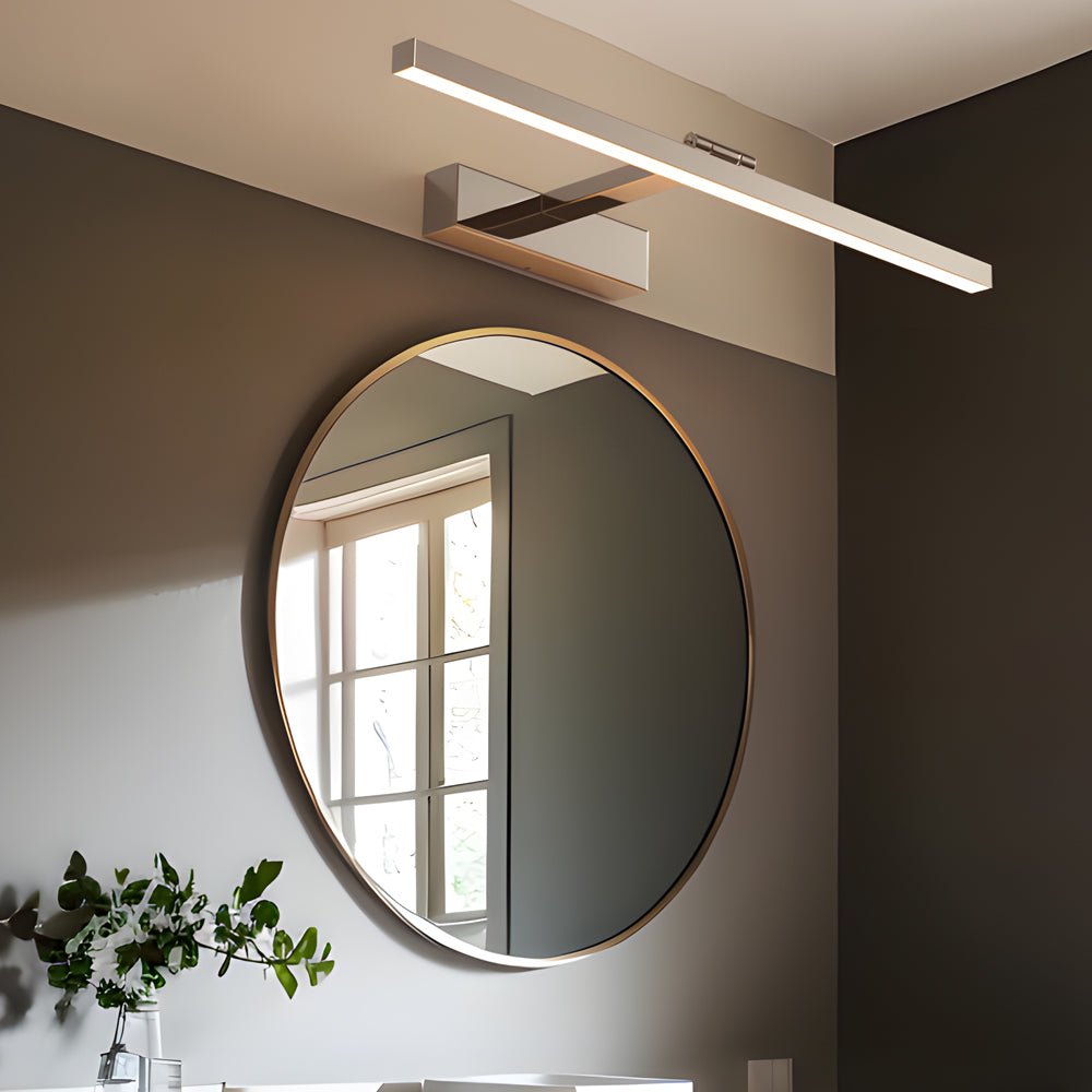 31'' 180° Adjustable Stainless Steel Bathroom Vanity Light with LED Strip - Lamp Outdoor