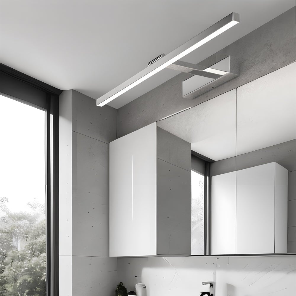31'' 180° Adjustable Stainless Steel Bathroom Vanity Light with LED Strip - Lamp Outdoor
