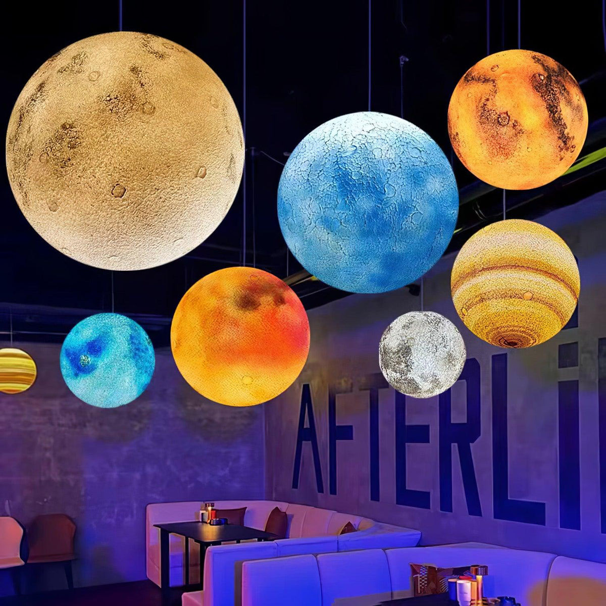 CosmoSphere Planetary Pendant Light