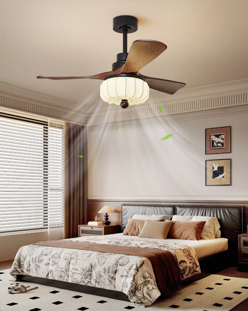 Yepa Wood Ceiling Fan Light