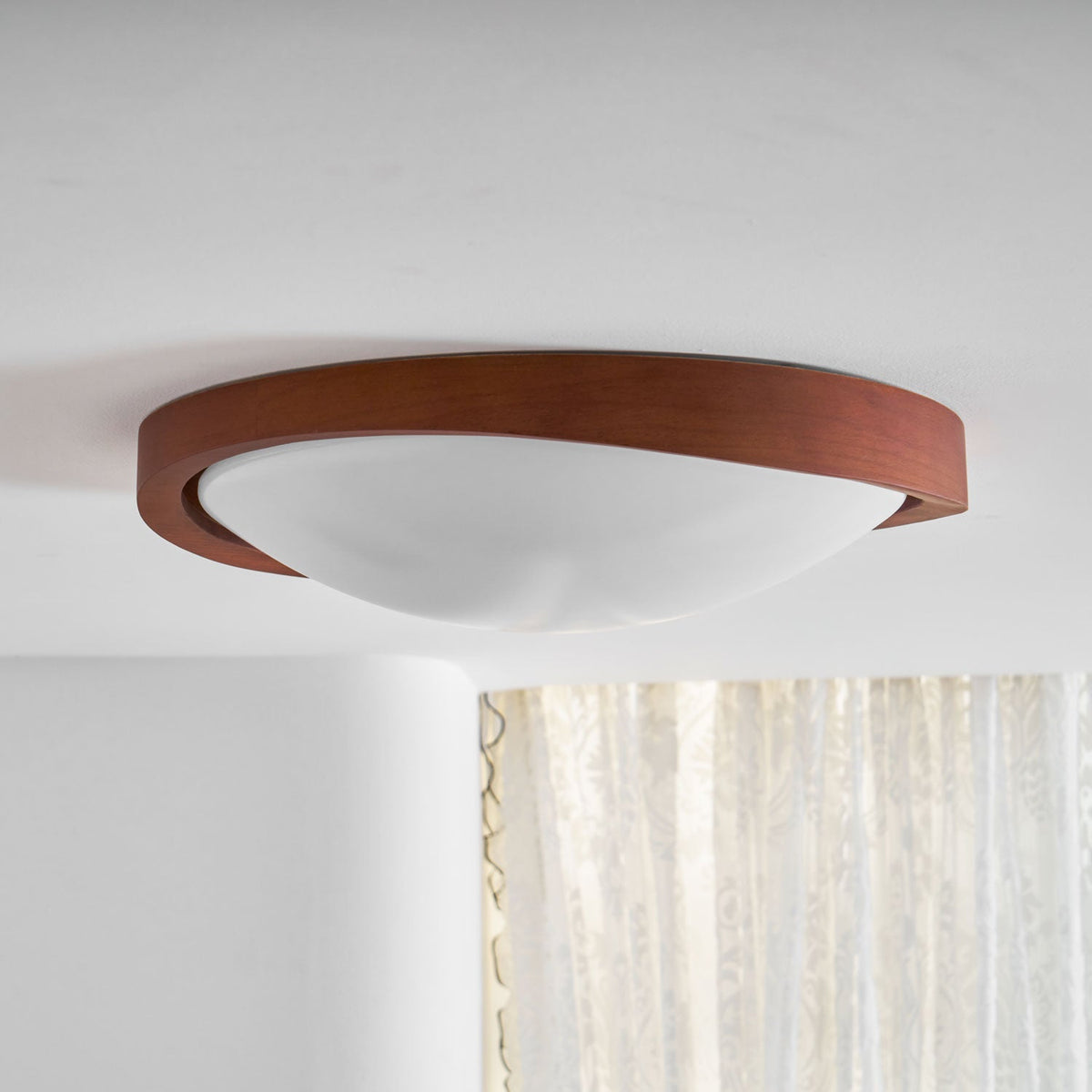 Kima Curved Edge Flush Mount Ceiling Light
