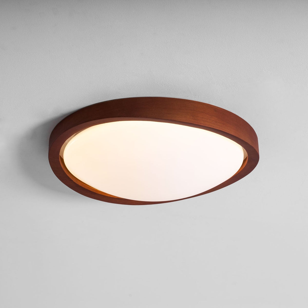 Kima Curved Edge Flush Mount Ceiling Light