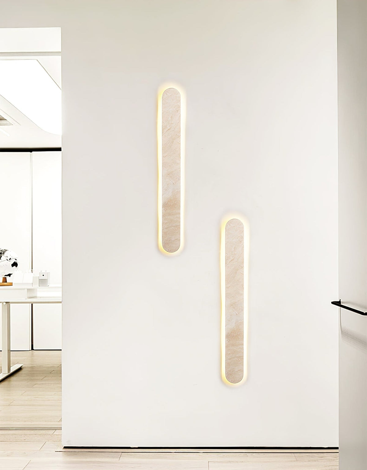 Elraee Travertine Wall Light
