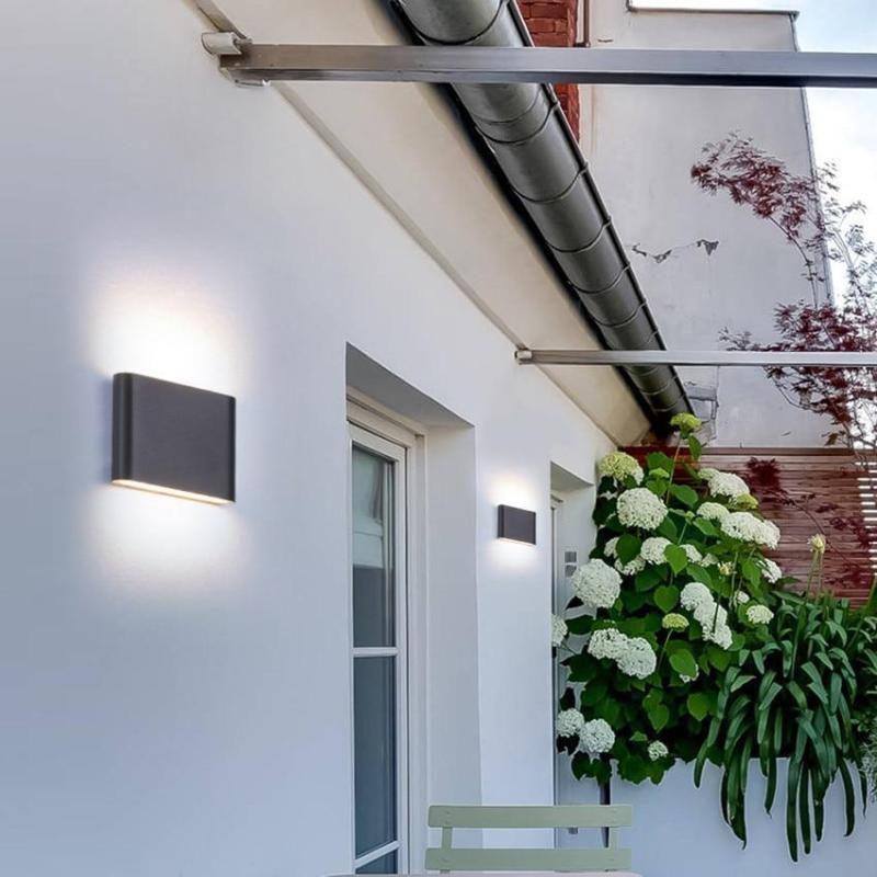 Ray Modern Rectagulart Metal Outdoor Wall Lamp - Lamp Outdoor