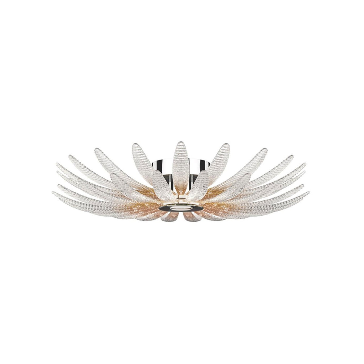 Ignatius Glass Petal Ceiling Light