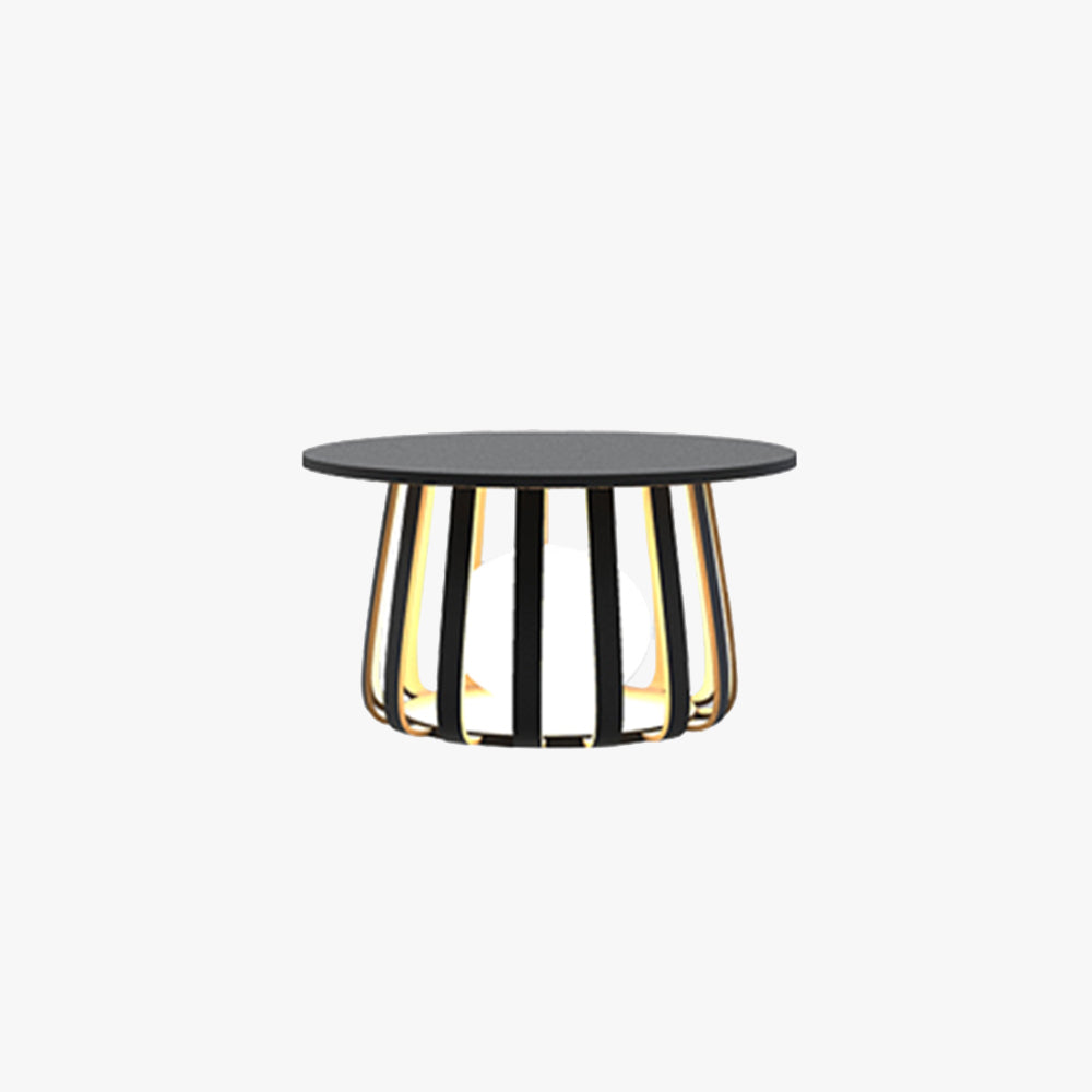 Ray Table Metal Outdoor Solar Floor Lamp Hardwired Solar - Lamp Outdoor
