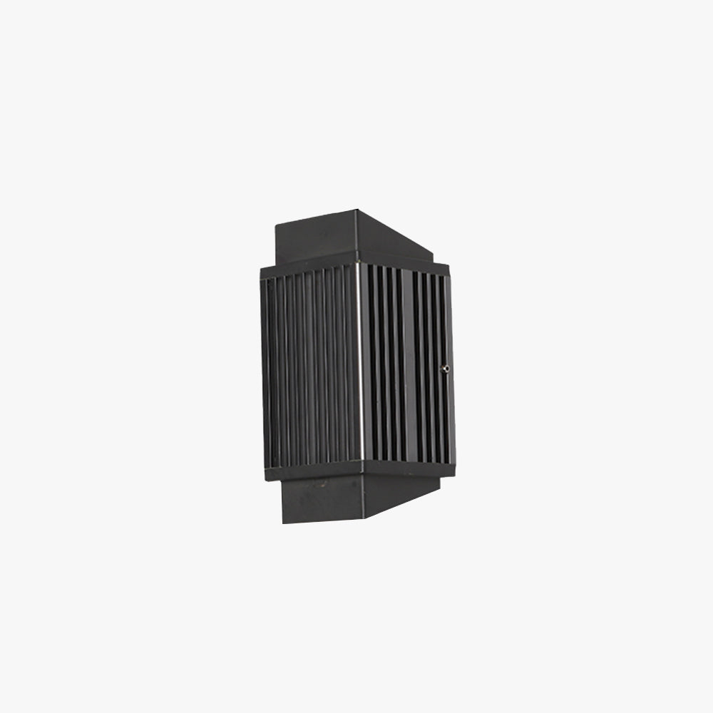 Ray Modern Round Rectangular Metal Acrylic Outdoor Wall Lamp - Lamp Outdoor