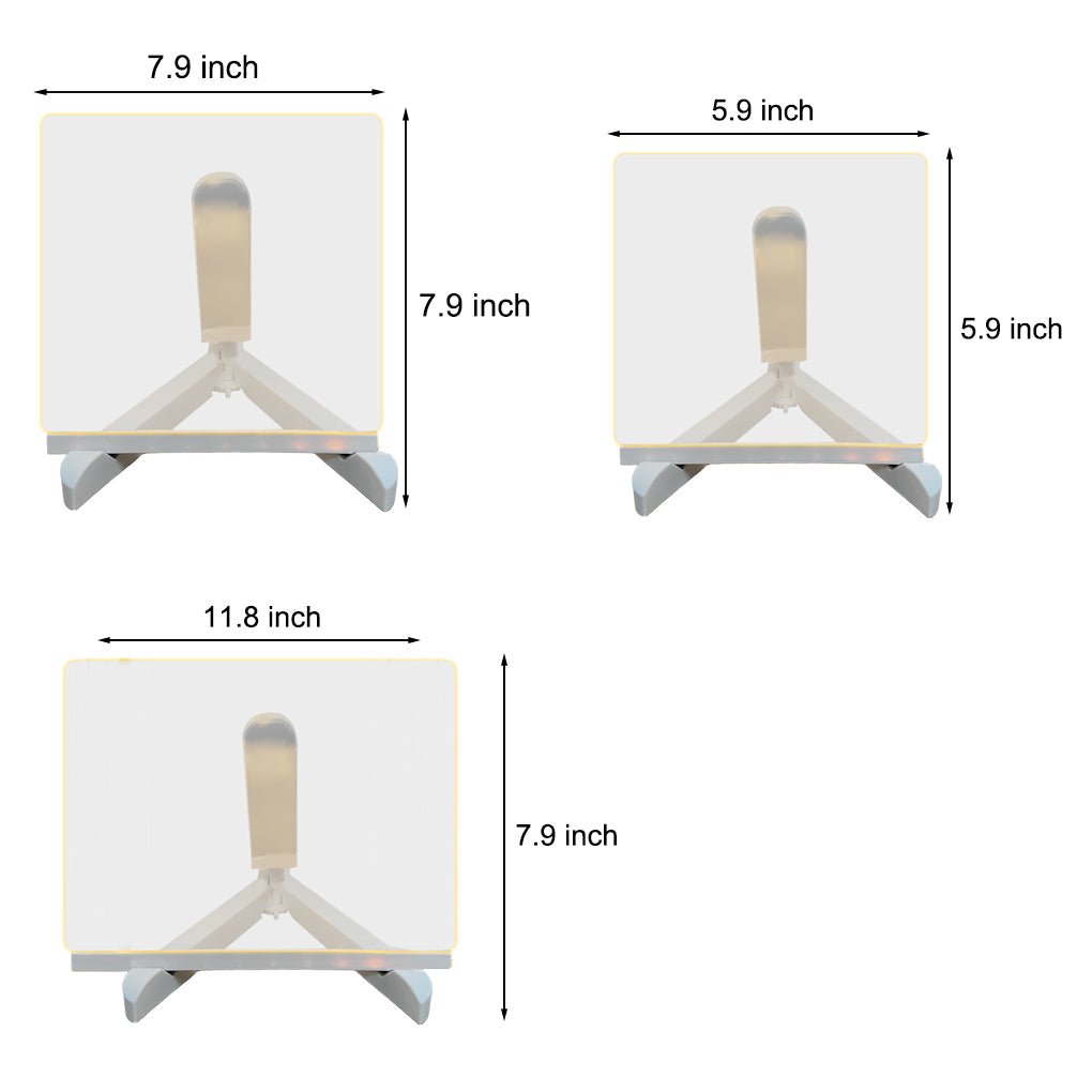 LED Acrylic Message Board Colorful Writable Table Lamp - Lamp Outdoor