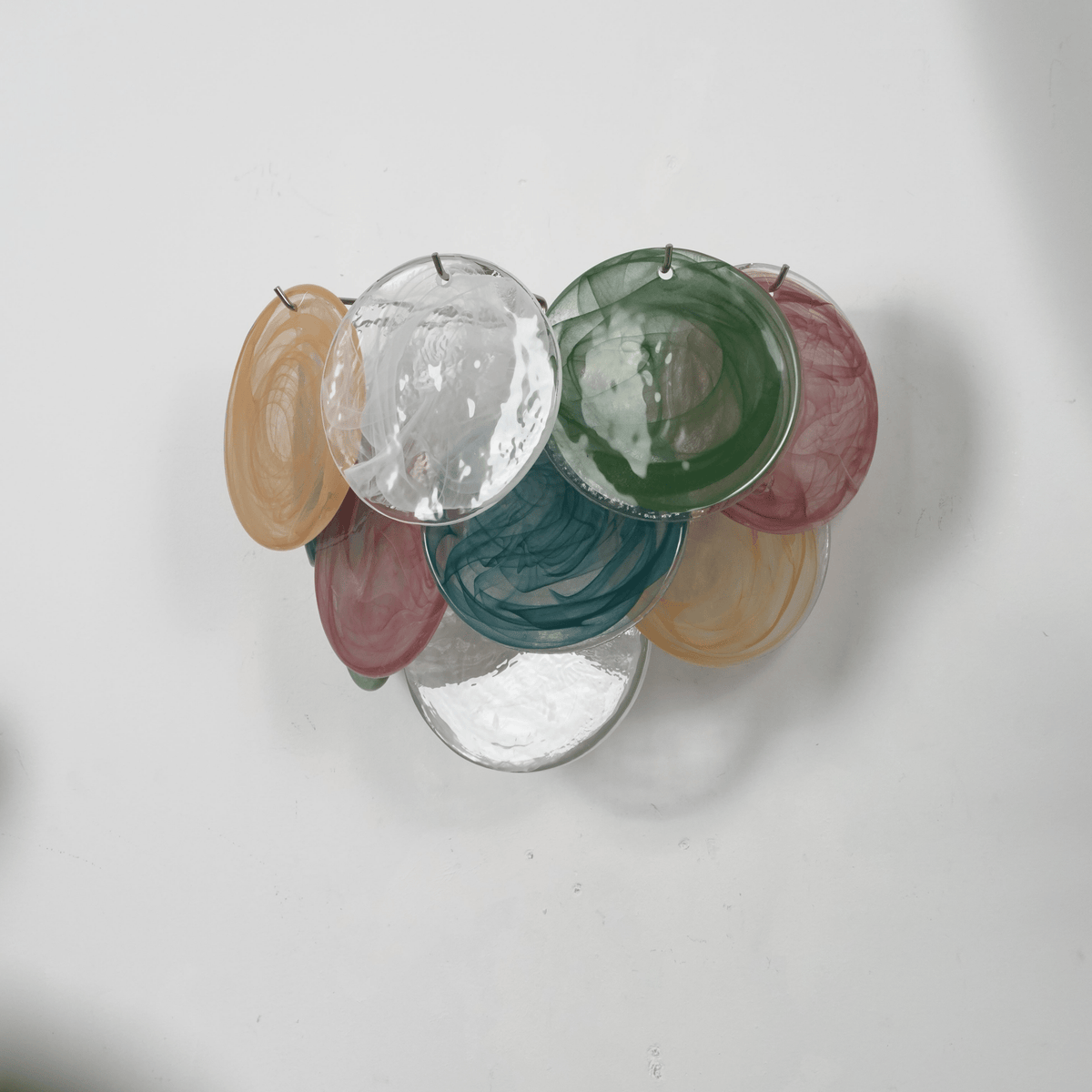 Gajin Disc Glass Indoor Wall Light