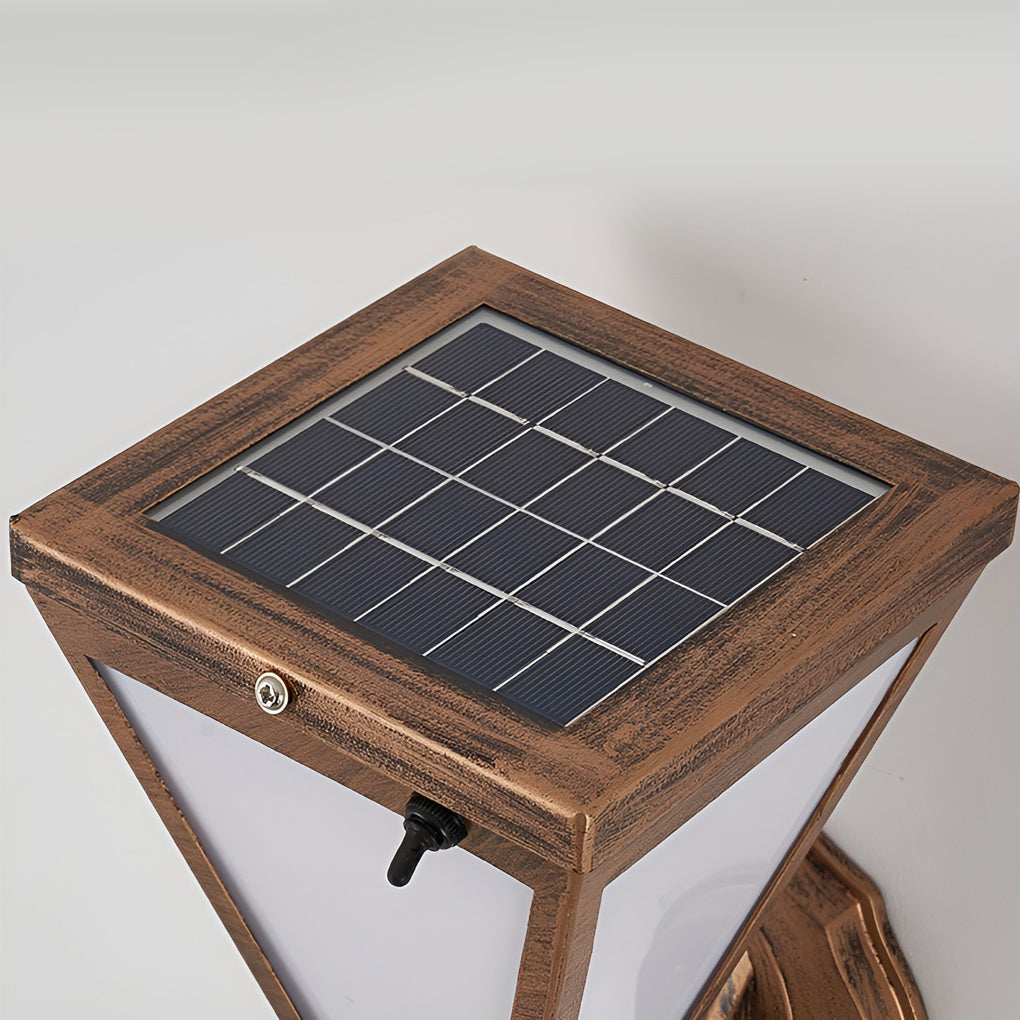 Industrial Tapered Dimmable Plug-in Solar Waterproof LED Outdoor Wall Lighting - Lamp Outdoor
