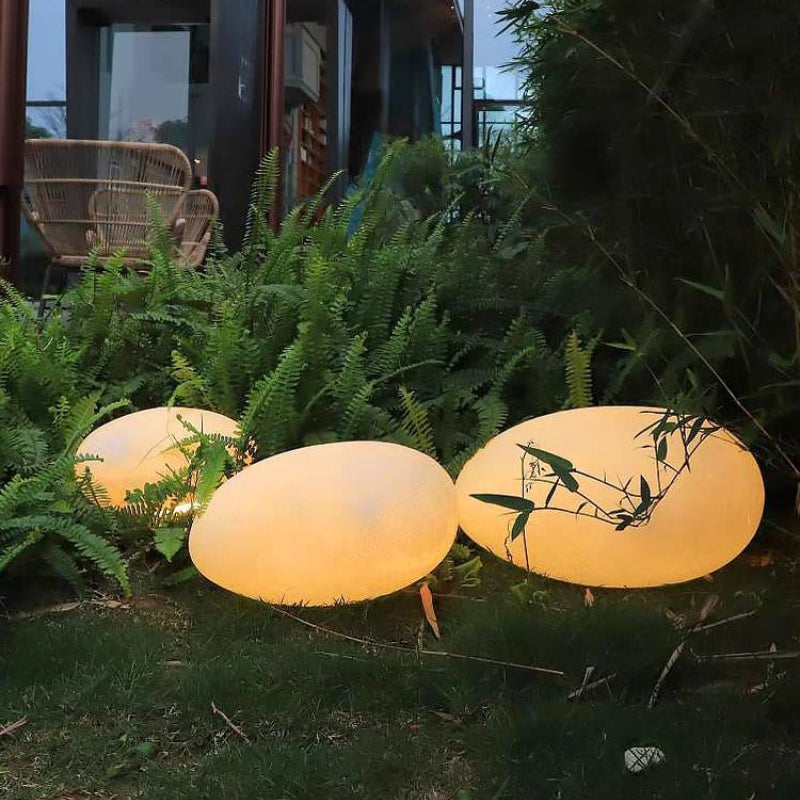 Ray Modern Stone Shaped Rechargeable Outdoor Light - Lamp Outdoor