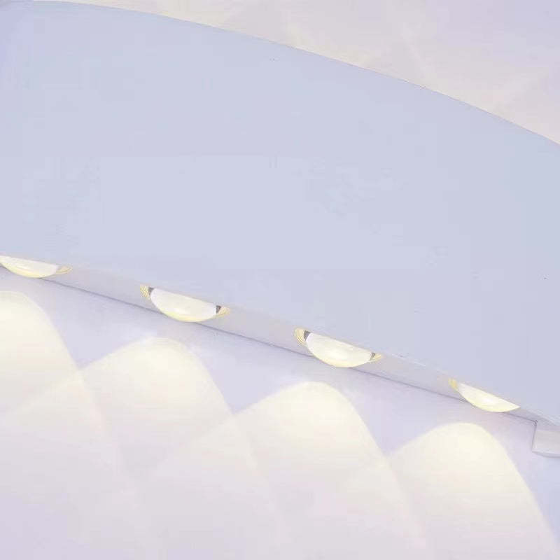 Ray Modern Rectangular Metal Outdoor Wall Lamp Water-Wave - Lamp Outdoor