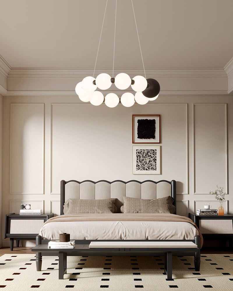 June Bead Ring Chandelier