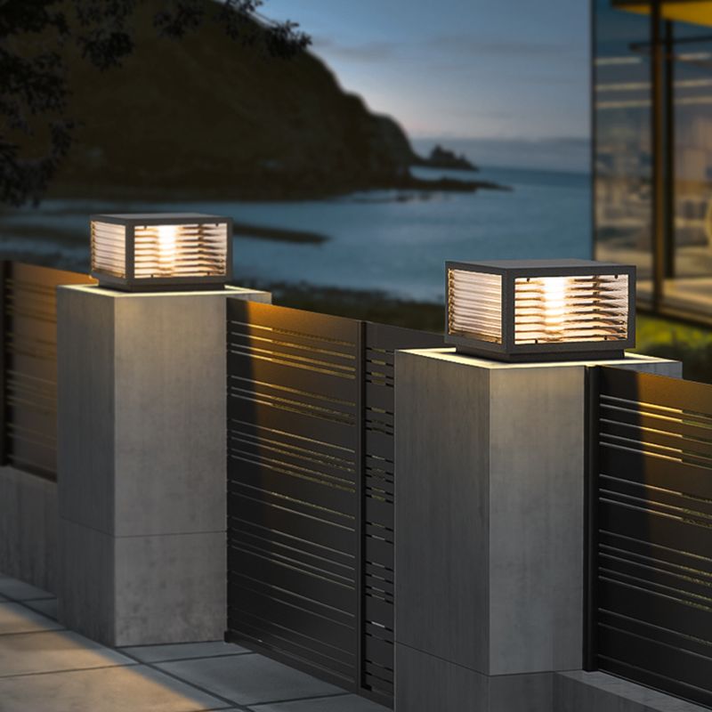 Ray Vintage Metal LED Outdoor Light Post - Lamp Outdoor