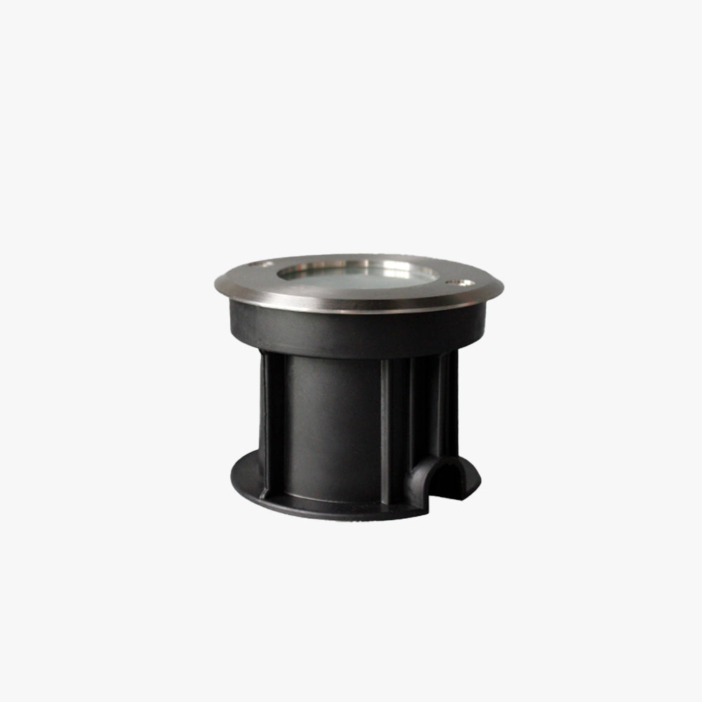 Ray Modern Metal Cylindrical Recessed Outdoor Step Deck Light - Lamp Outdoor