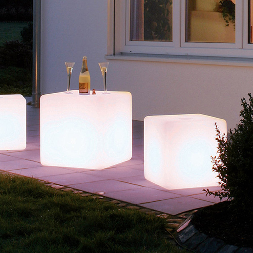 Ray Minimalist Square Acrylic Outdoor Ground Lamp - Lamp Outdoor