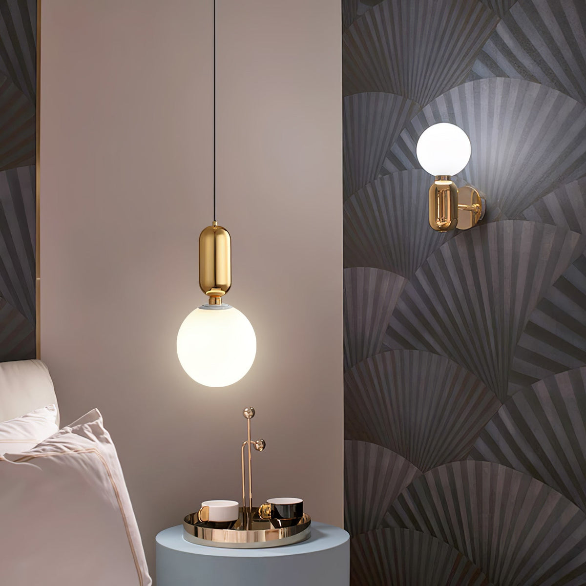 Carter Modern Glass Pendant Light