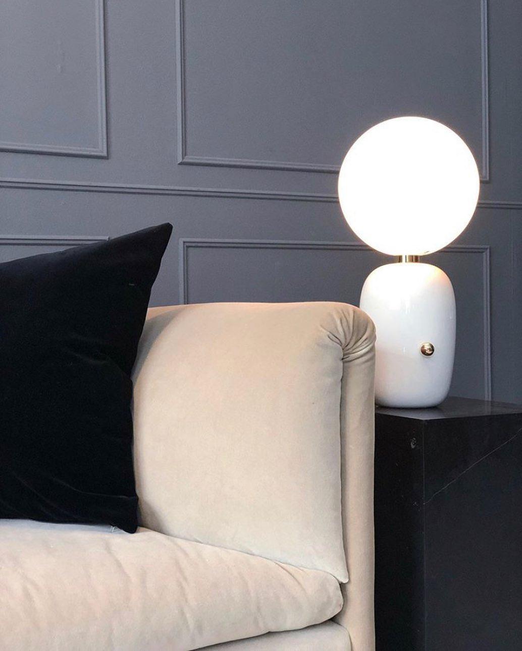 Nyxen Glass Industrial Table Lamp