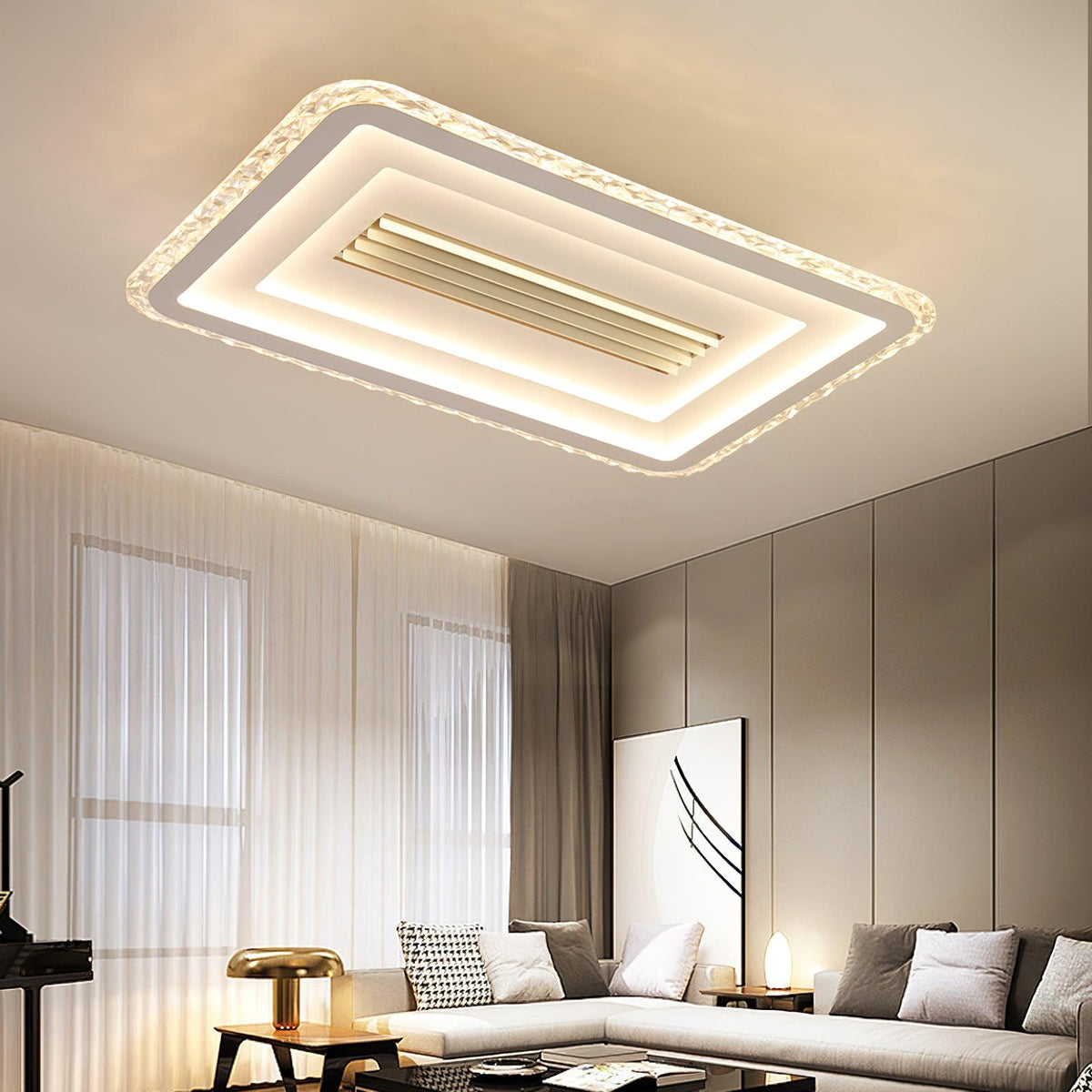 Ulthaara Modern Minimalist Ultrathin Rectangle Ceiling Lamp