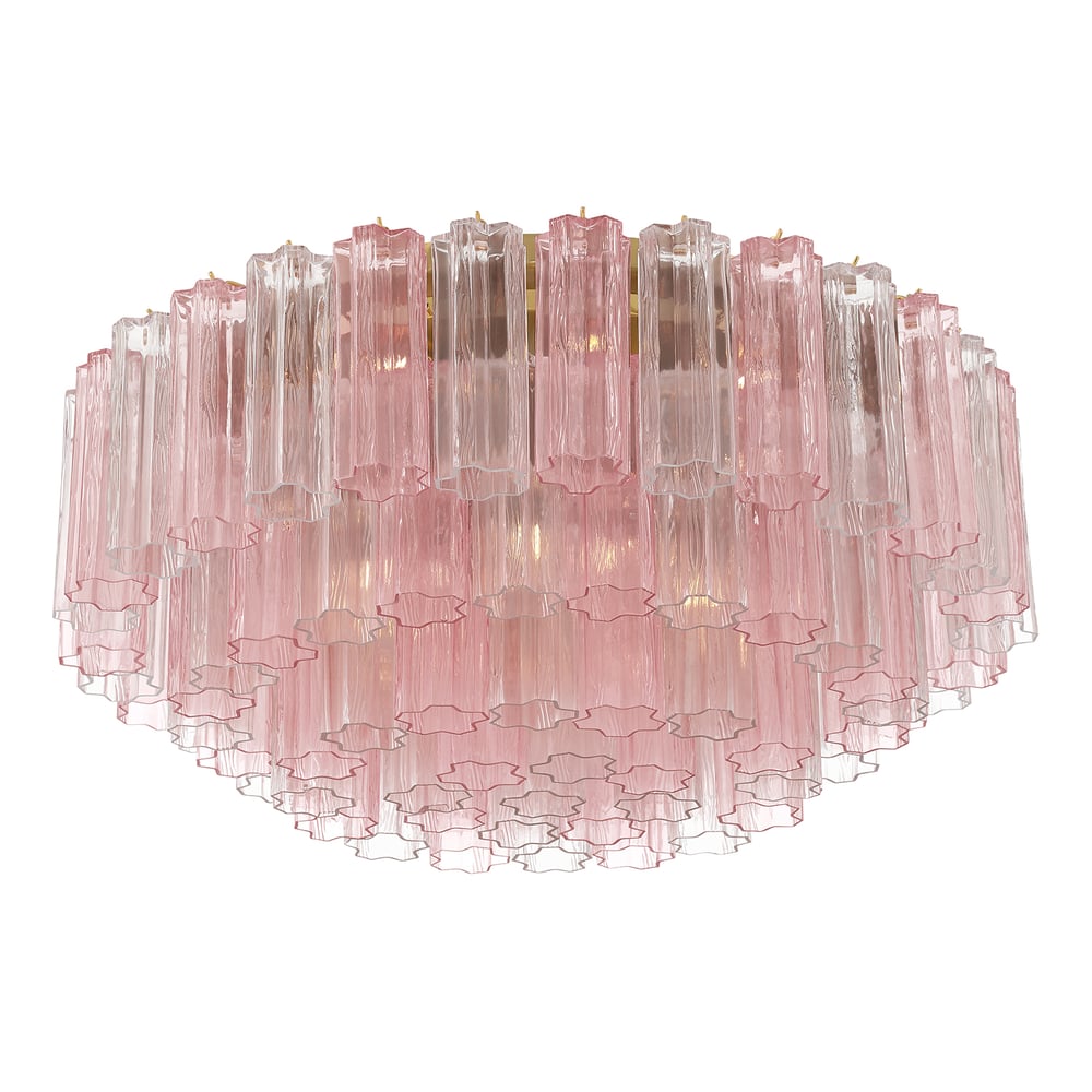 Eiruaya Ceiling Lamp Glass Tube Layered Amber