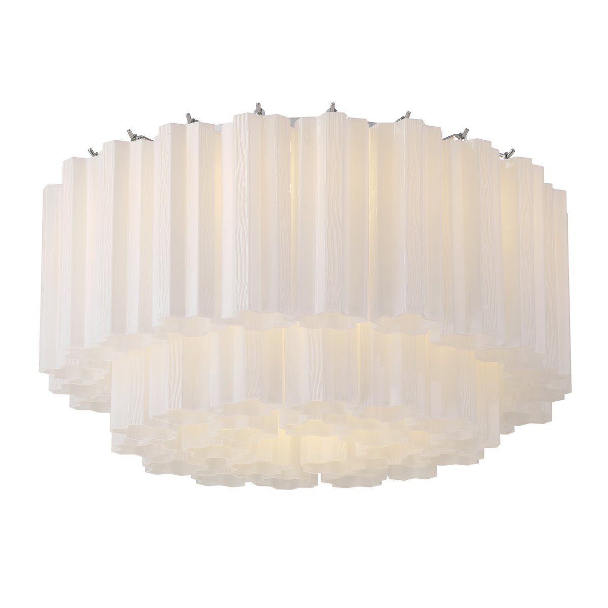 Eiruaya Ceiling Lamp Glass Tube Layered Amber
