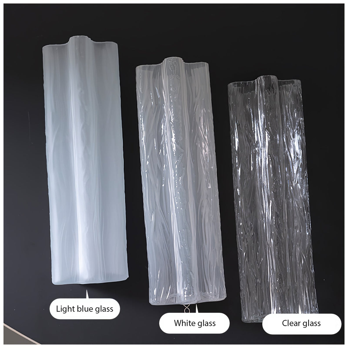 Bryndel Chandelier White Layered Tube