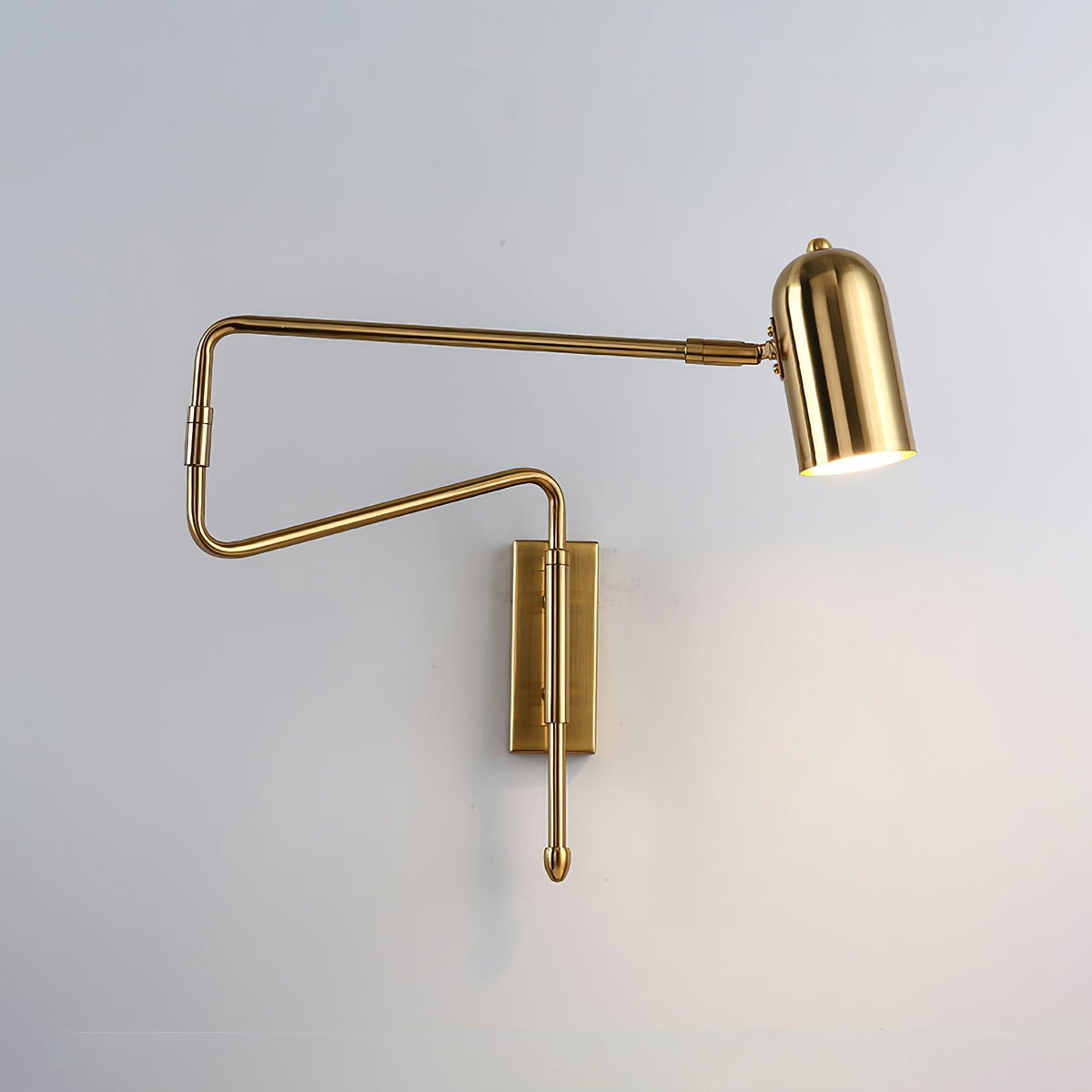 Nox Adjustable Arm Plug In Wall Lamp