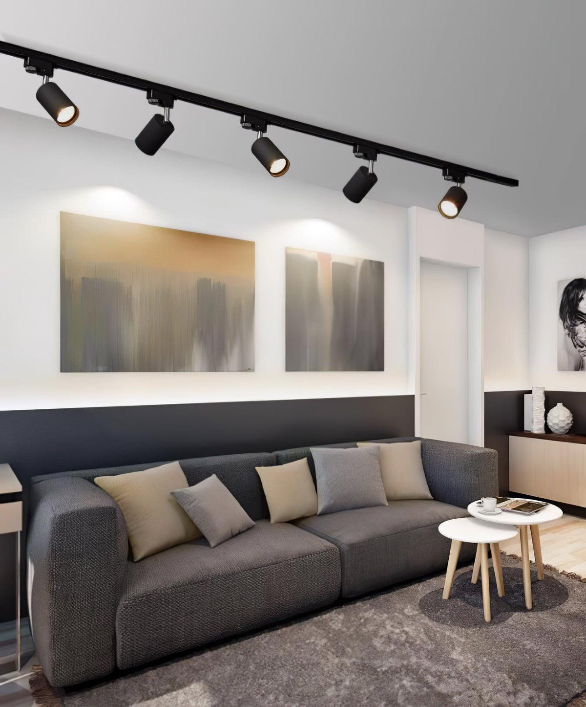 Reneaya Adjustable Ceiling Light Spotlight Track LED