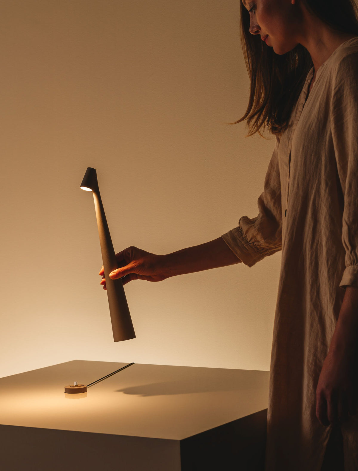Nirerora Acrylic Minimalist Table Lamp