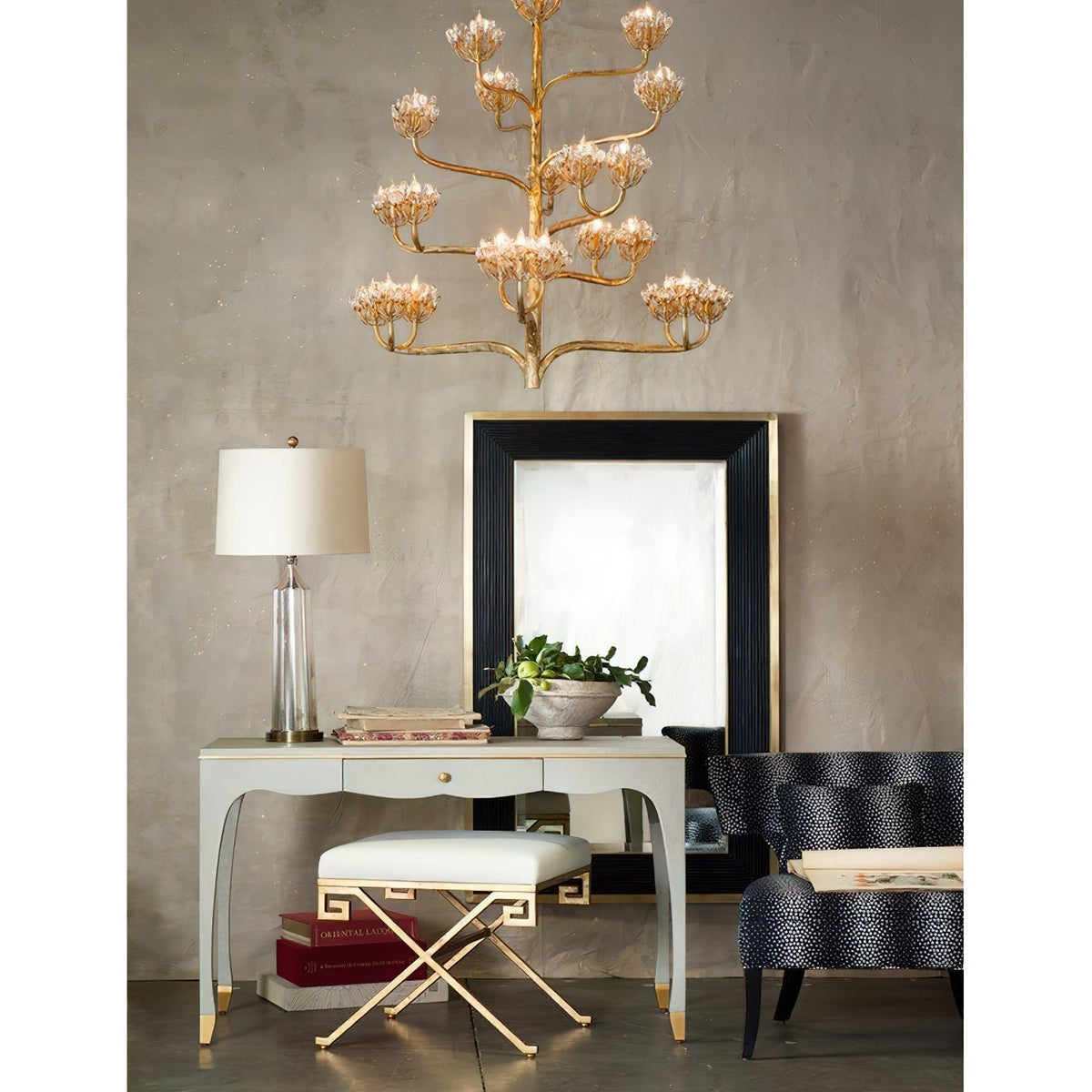 Agave Postmodern Luxury Americana Crystal Chandelier