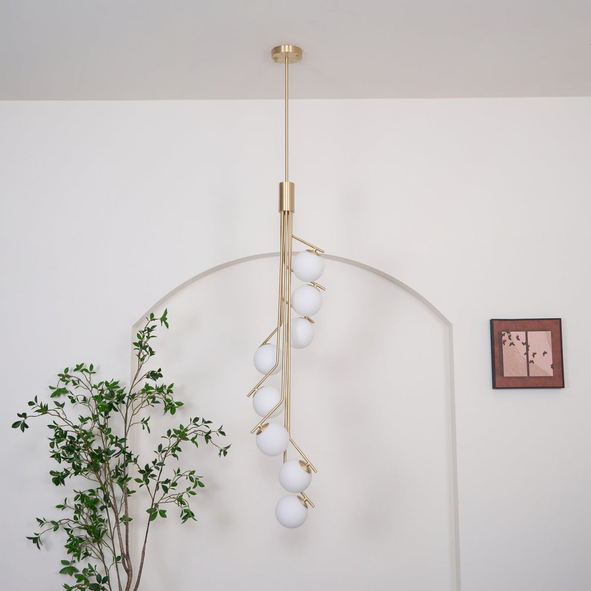 Ageet Modern Minimalist Glass Pendant Light