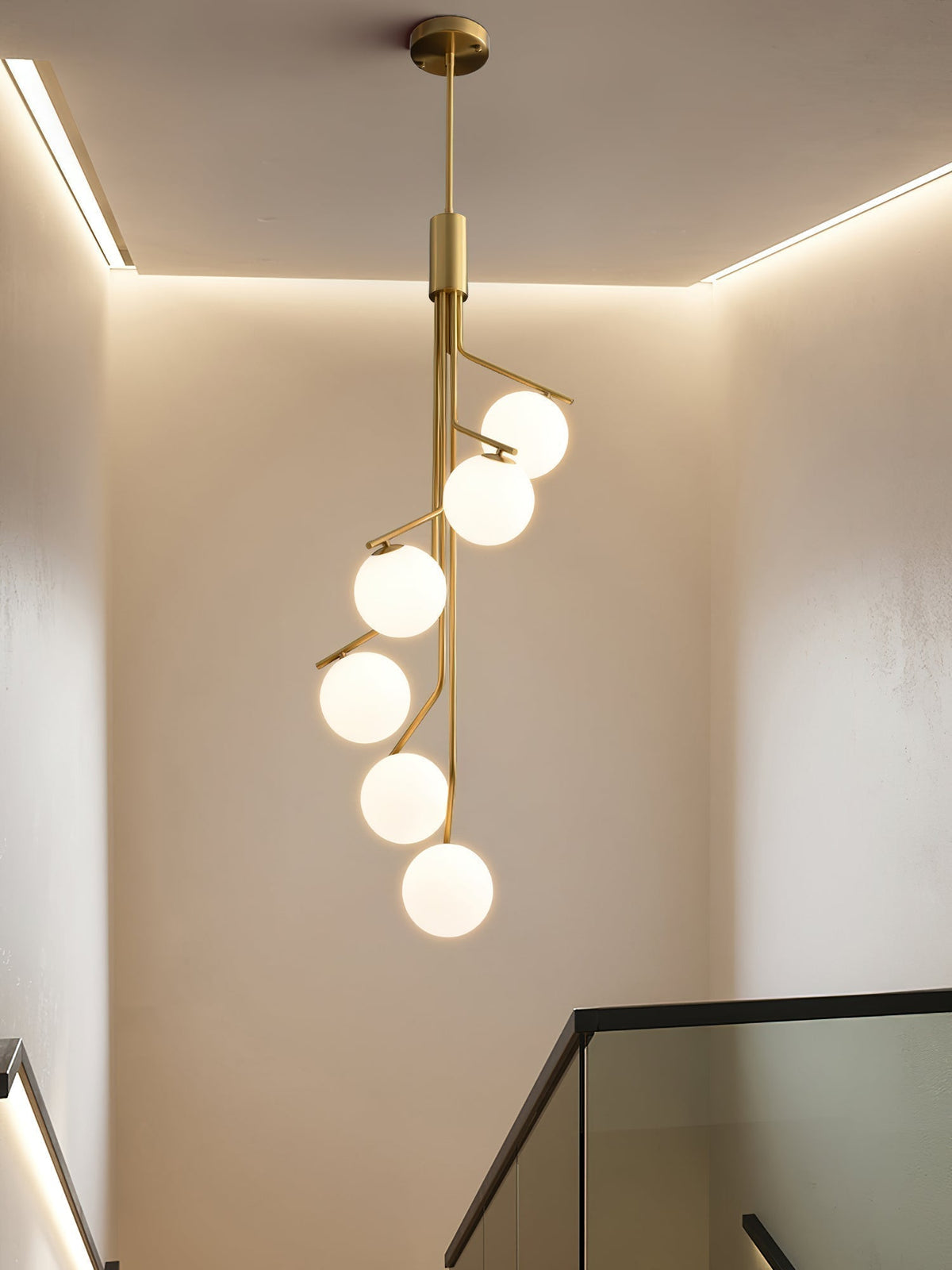 Ageet Modern Minimalist Glass Pendant Light