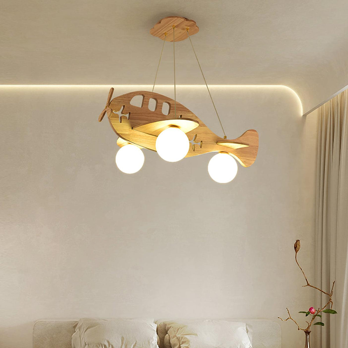 Aldenine Wood Artistic Pendant Lamp
