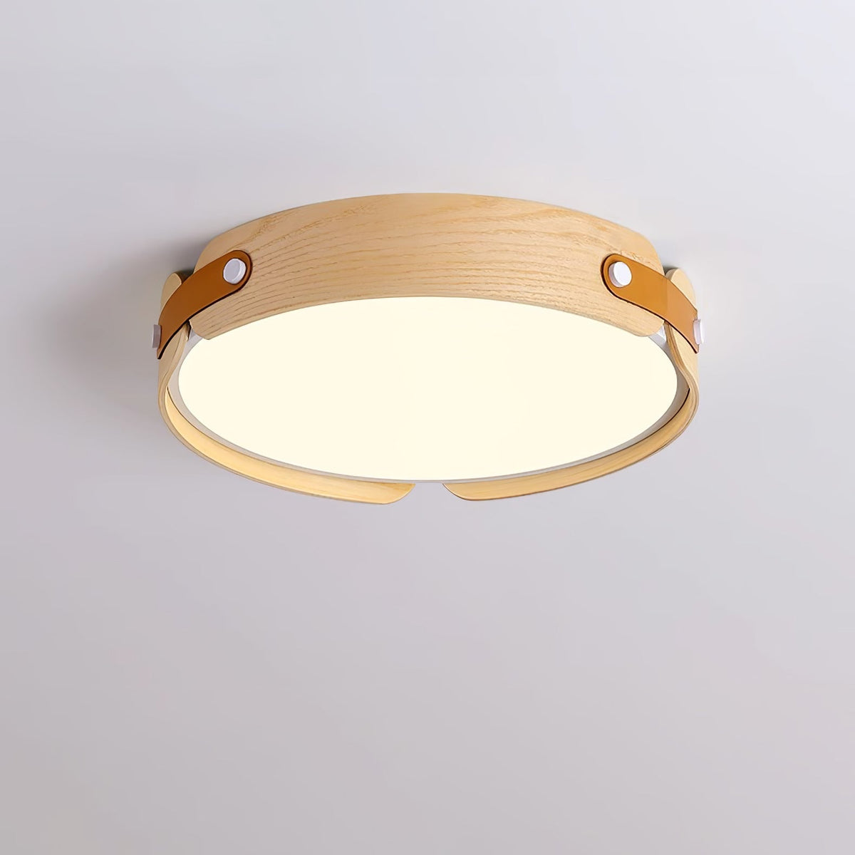 Enva Wood Flush Mount Ceiling Light