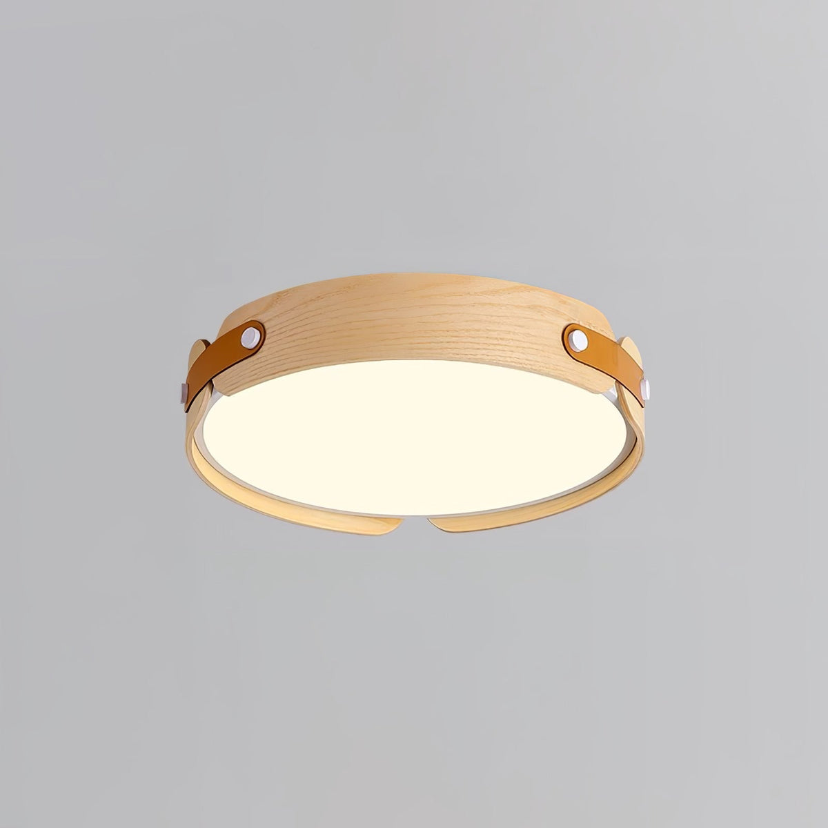 Enva Wood Flush Mount Ceiling Light