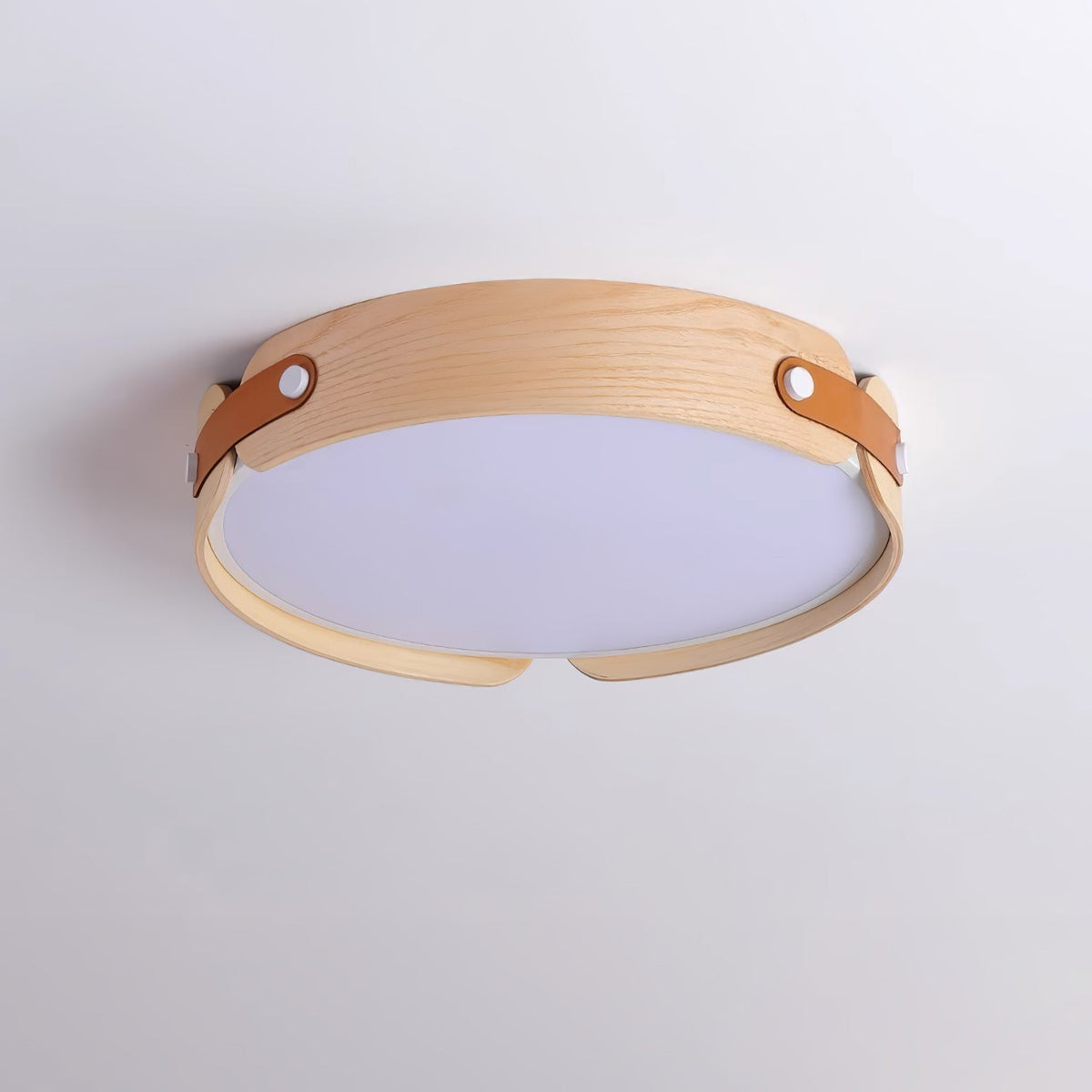 Enva Wood Flush Mount Ceiling Light