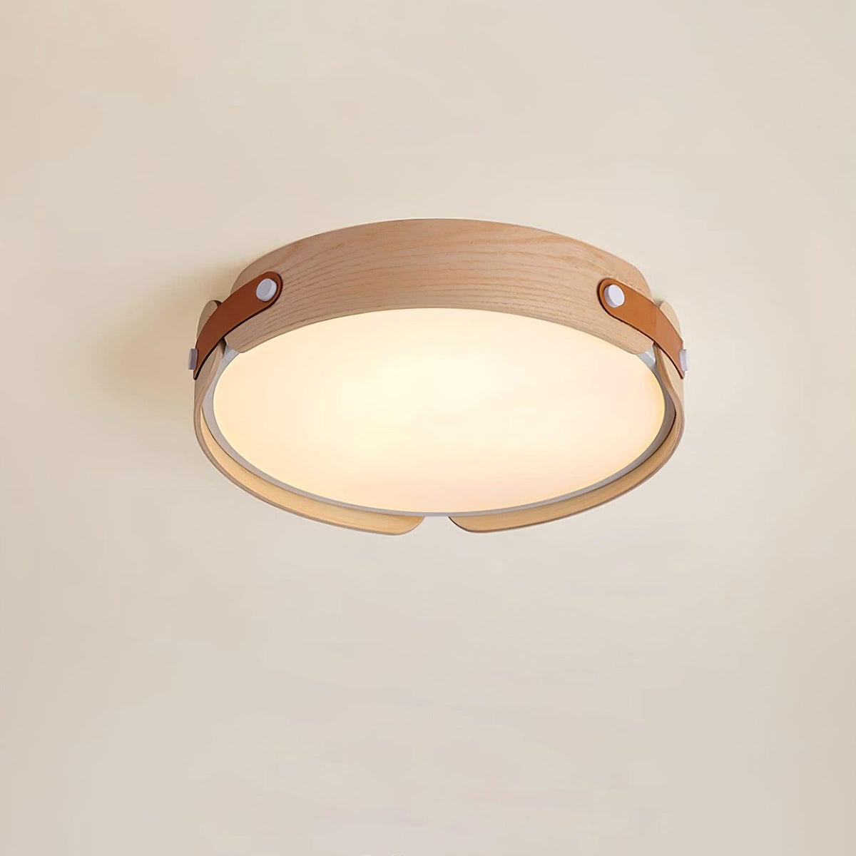 Enva Wood Flush Mount Ceiling Light