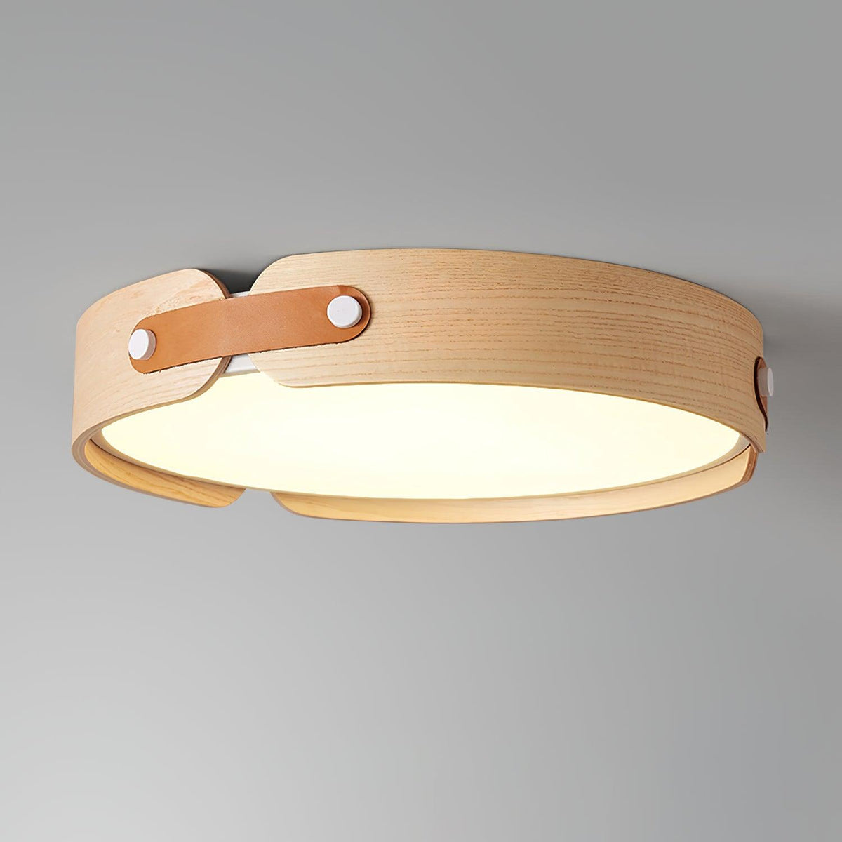 Enva Wood Flush Mount Ceiling Light