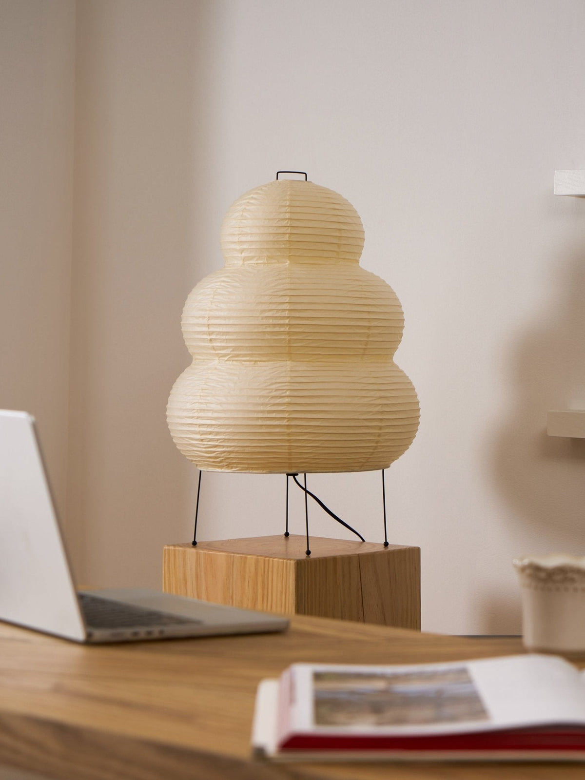 Tranquilux Paper Japanese-Inspired Table Lamp