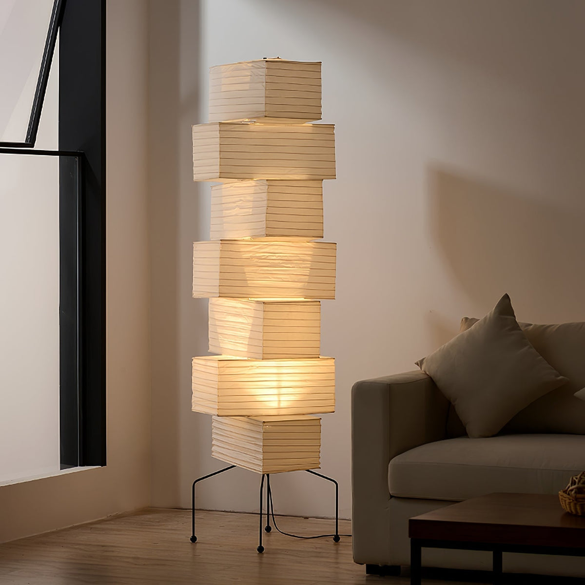 Avara Paper Floor Lamp