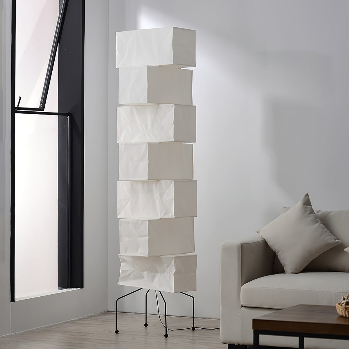 Avara Paper Floor Lamp