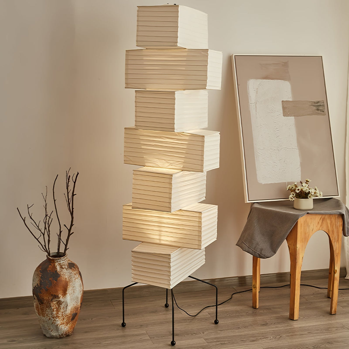 Avara Paper Floor Lamp