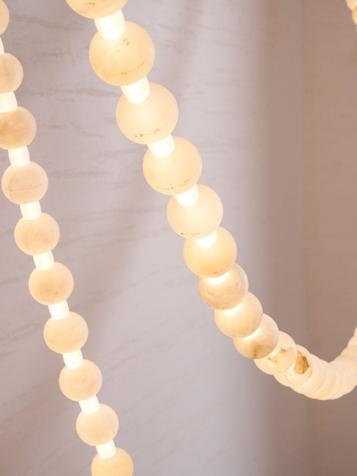 Grempt Alabaster Pearl Necklace Chandelier