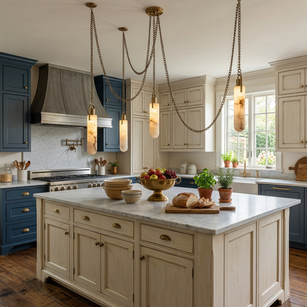 Hagan Alabaster Pendant Light