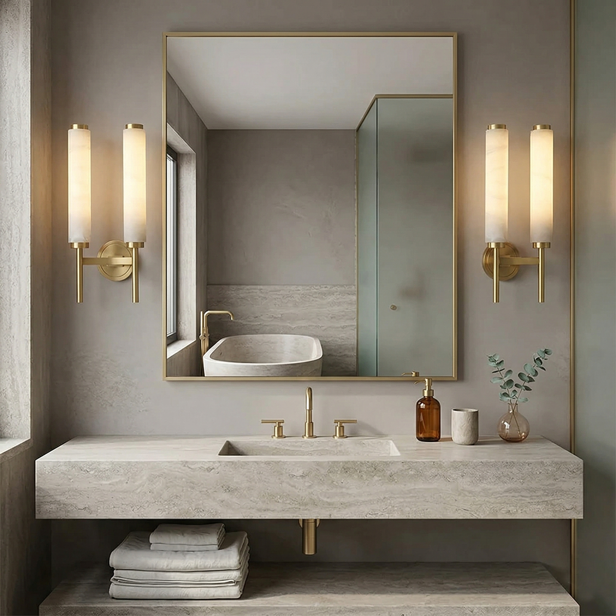 Neuma Alabaster Indoor Wall Light