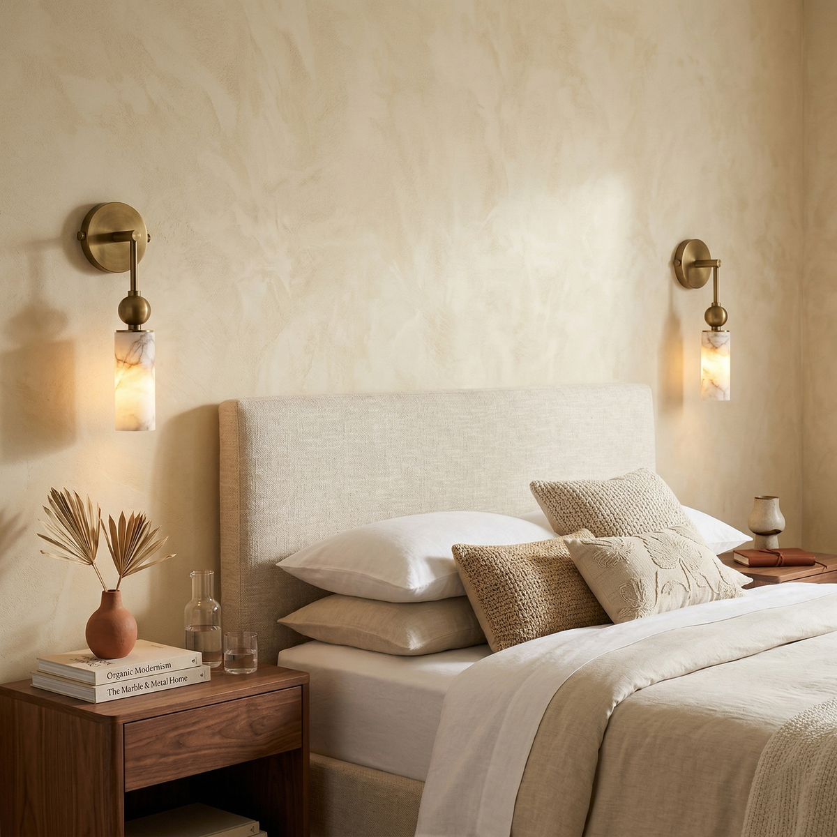 Javen Alabaster Indoor Wall Light