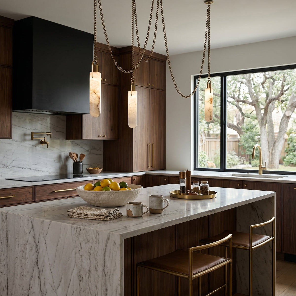 Hagan Alabaster Pendant Light