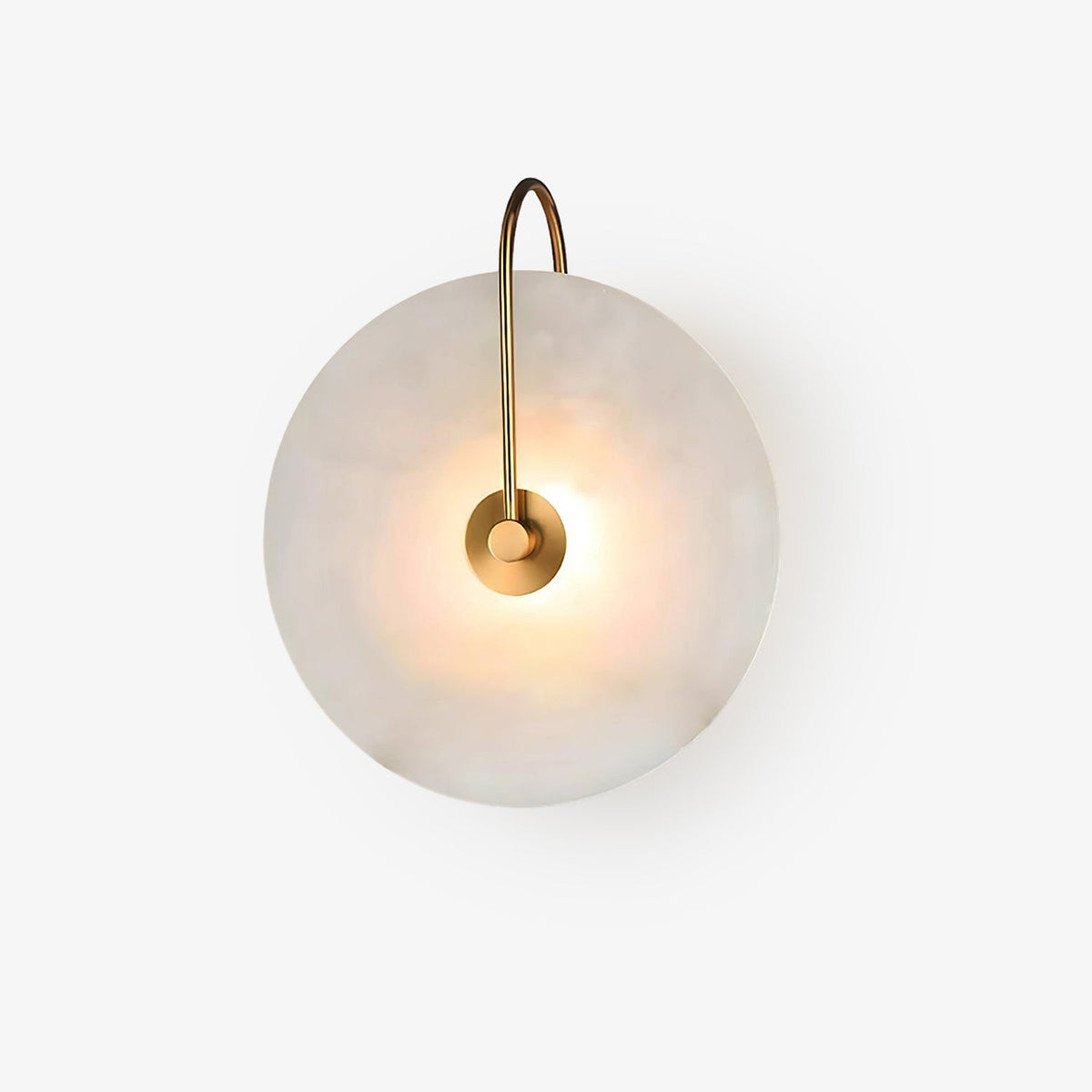 Albeenne Alabaster Globe Wall Lamp