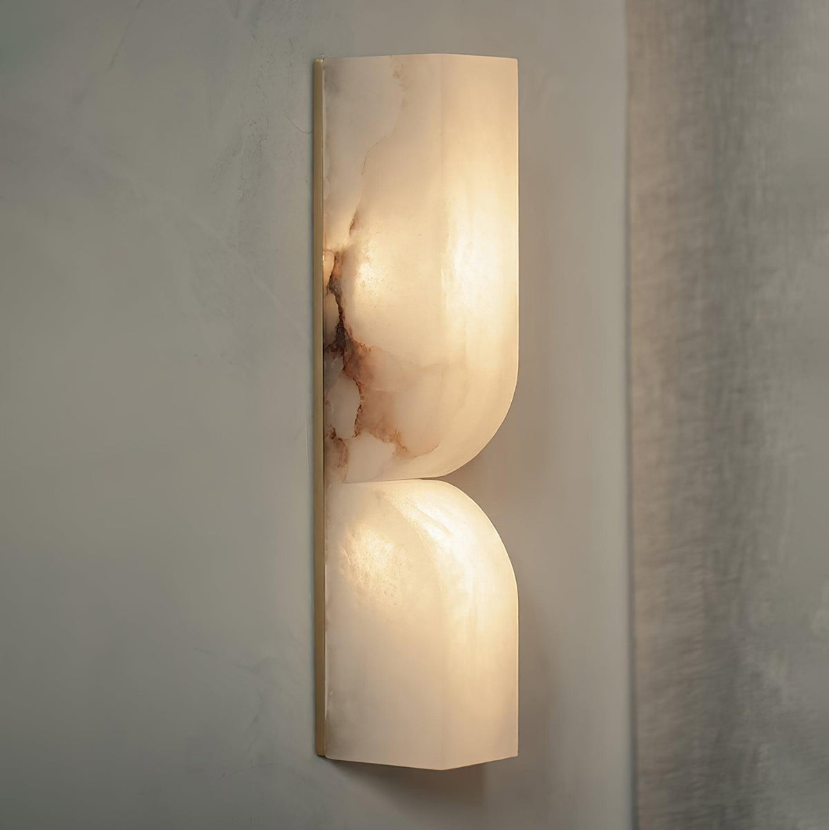 Niveelle Alabaster Rectangular Wall Lamp